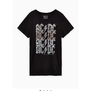 Torrid AC/DC Shirt Size 4x